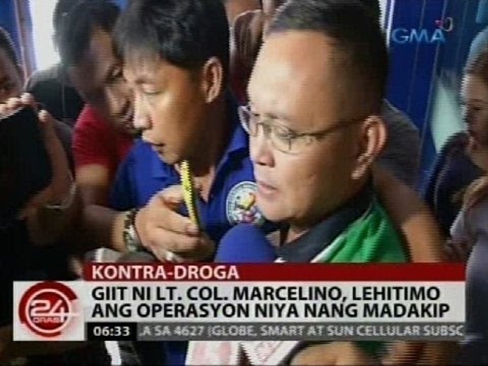 Giit ni Lt. Col. Marcelino, lehitimo ang operasyon niya nang madakip