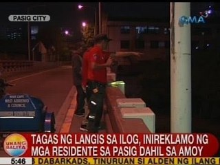 UB: Tagas ng langis sa ilog, inireklamo ng mga residente sa Pasig dahil sa amoy