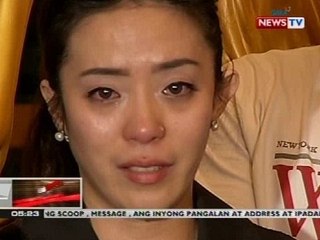 Asawa ni Lowell Menorca, emosyonal dahil sa pangha-harass umano sa kanila