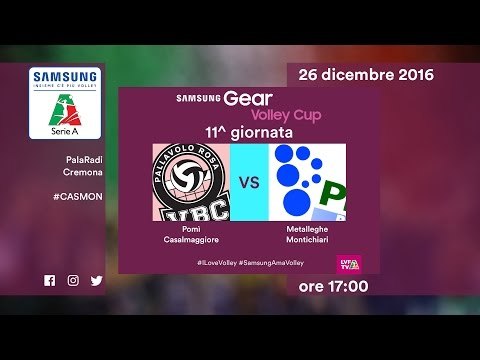 Casalmaggiore - Montichiari 3-2 - Highlights - 11^ Giornata - Samsung Gear Volley Cup 2016/17
