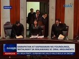 Saksi: CJ Sereno: may mga batas na nagtuturing sa mga foundling bilang natural-born Filipino