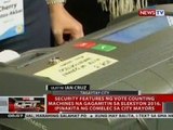 Security features ng vote counting machines na gagamitin sa Eleksyon 2016, ipinakita
