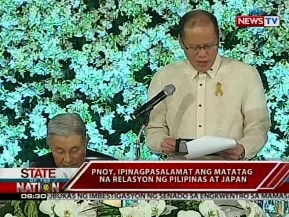 SONA: State dinner, ginaganap sa Malakanyang para kina Emperor Akihito at Empress Michiko
