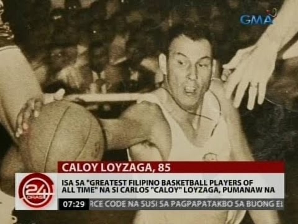 Isa sa "Greatest Filipino Basketball Players of all Time" na si Carlos "Caloy" Loyzaga, pumanaw na