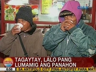 UB: Tagaytay, lalo pang lumamig ang panahon