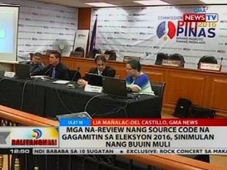 Mga na-review nang source code na gagamitin sa Eleksyon 2016, sinimulan nang buuin muli