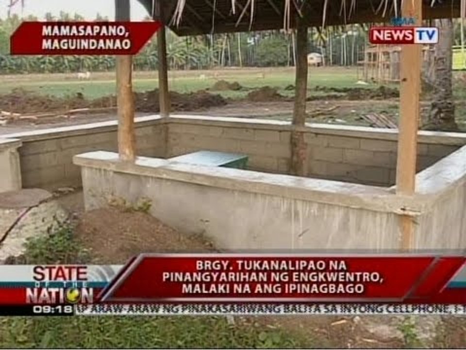 SONA: Brgy. Tukanalipao na pinangyarihan ng engkwentro, malaki na ang ipinagbago