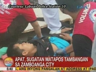 UB: 4, sugatan matapos tambangan sa Zamboanga City