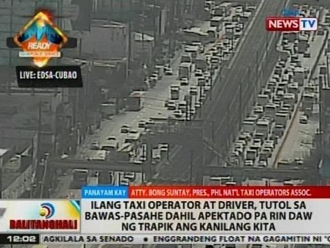 BT: Ilang taxi operator at driver, tutol sa bawas-pasahe