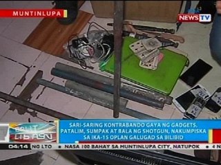 Sari-saring kontrabando, nakumpiska sa ika-15 Oplan Galugad sa Bilibid