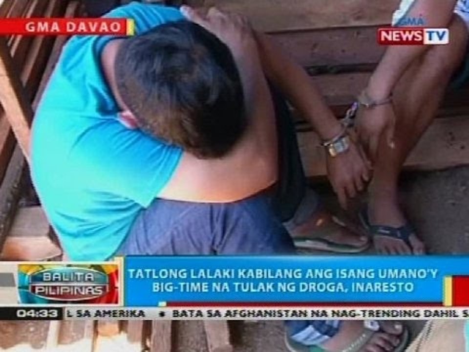 Tatlong lalaki kabilang ang isang umano'y big-time na tulak ng droga, inaresto
