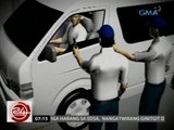 24 Oras: Exclusive: Nakaparadang van na may driver, tinangay