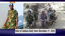 Voice of Amhara Daily News December 27, 2016 -የአማራ ዕለታዊ ዜና ድምፅ ታኅሣሥ 27, 2016