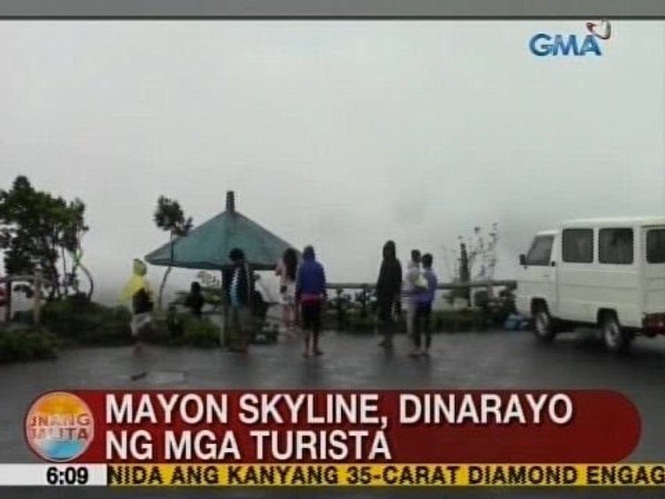 UB: Mayon Skyline, dinarayo ng mga turista