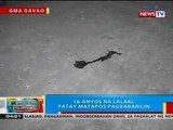 BP: 18-anyos na lalaki, patay matapos pagbabarilin sa Davao City