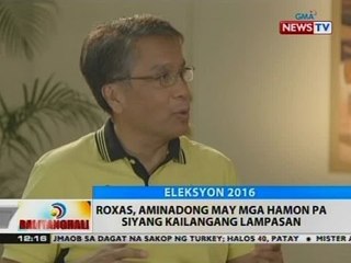 BT: Roxas, itutuloy raw ang mga nasimulan ni PNoy