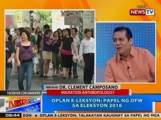 NTG: Oplan e-Leksyon: Papel ng OFW sa Eleksyon 2016