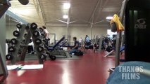 GRUNTING AT THE GYM PRANK