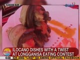 UB: Ilocano dishes with a twist at Longganisa eating contest sa Ilocos Sur