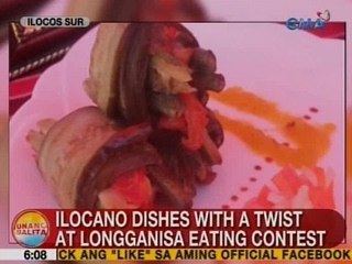 UB: Ilocano dishes with a twist at Longganisa eating contest sa Ilocos Sur