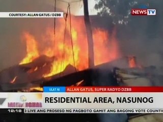 BT: Residential area sa Valenzuela city, nasunog