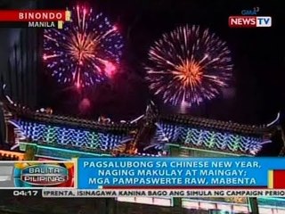BP: Pagsalubong sa Chinese New Year, naging makulay at maingay