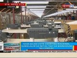 Nasa 60,000 vote-counting machines, sumailalim sa initial test sa warehouse ng Comelec