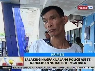 BT: Lalaking nagpakilalang police asset, nahulihan ng baril at mga bala sa Pasig