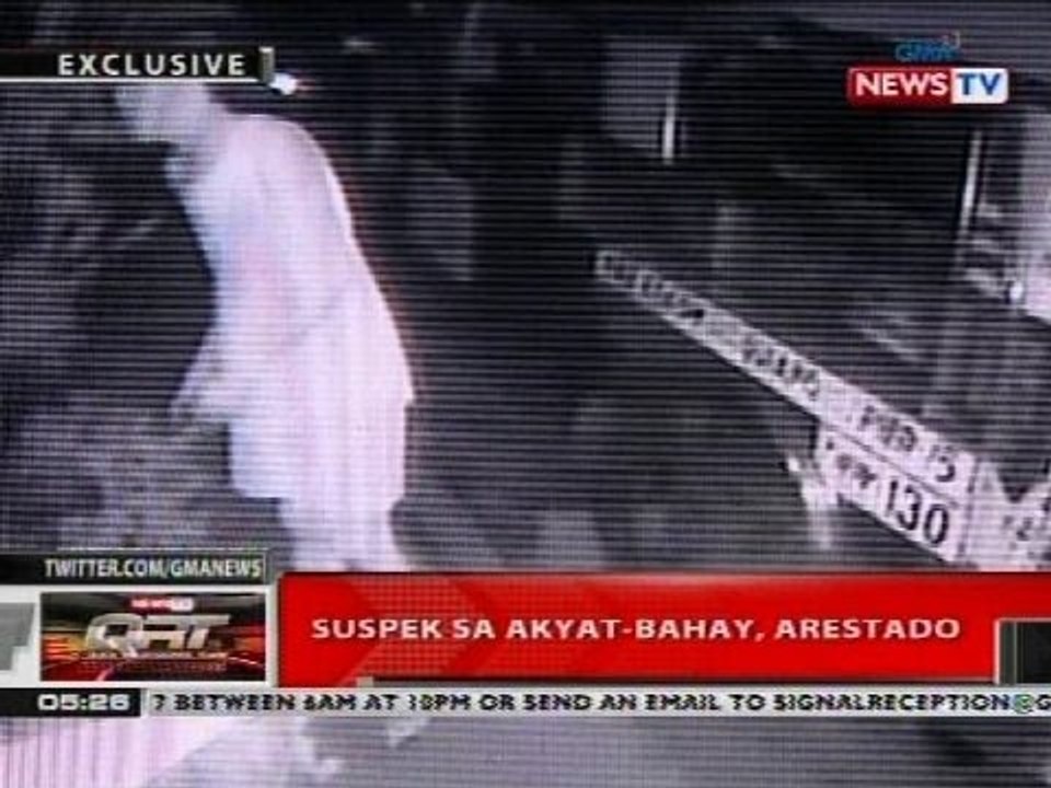 QRT: Suspek sa akyat-bahay, arestado