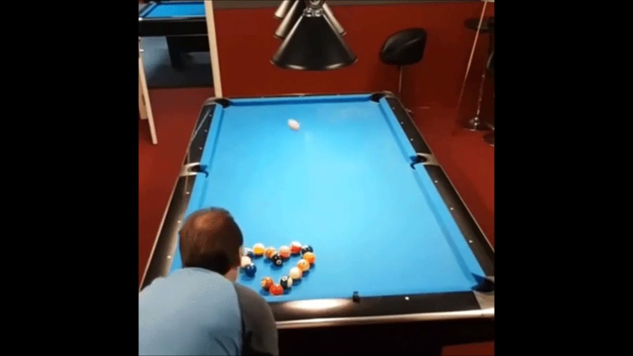 Un pro du billard