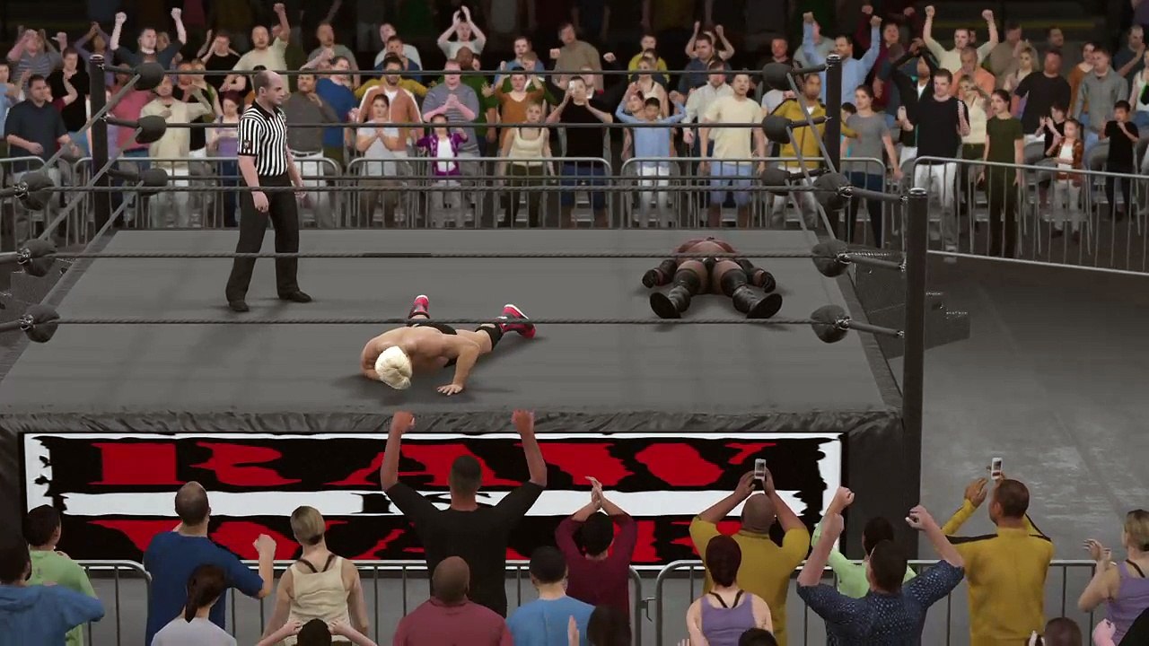 WWE 2K17 booker t v ric flair