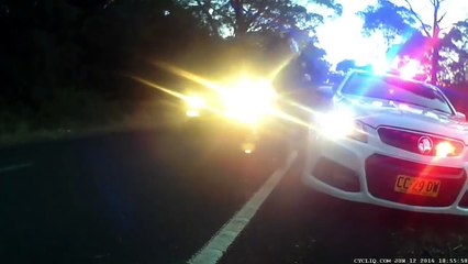 Road Cycling, pulled over by police