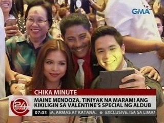 24 Oras: Maine Mendoza, tiniyak na marami ang kikiligin sa Valentine's special ng Aldub