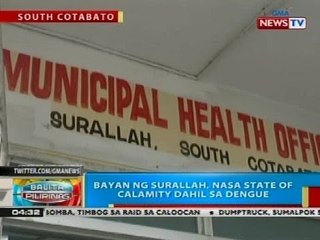 Surallah, South Cotabato, nasa state of calamity dahil sa dengue