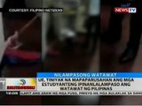 UE, tiniyak na mapaparushan ang mga estudyanteng ipinanlalampaso ang watawat ng Pilipinas