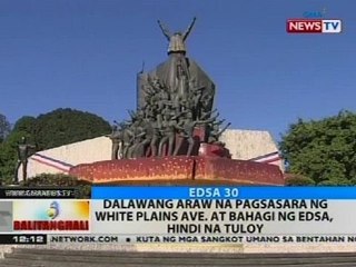 BT: Dalawang araw na pagsasara ng White Plains Ave. at bahagi ng EDSA, hindi na tuloy