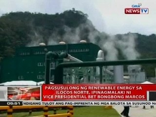 Pagsusulong ng renewable energy sa Ilocos Norte, ipinagmalaki ni Bongbong Marcos
