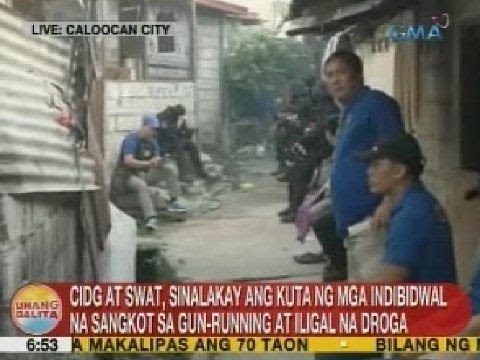 UB: CIDG at SWAT, sinalakay ang kuta ng mga sangkot sa gun-running at iligal sa droga sa Caloocan