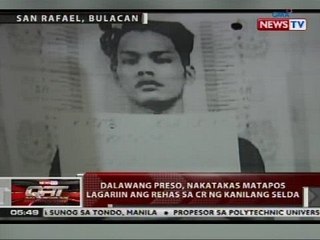 Dalawang preso, nakatakas matapos lagariin ang rehas sa CR ng kanilang selda