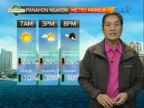 UH: Magandang panahon, asahan sa Metro Manila ngayong Biyernes