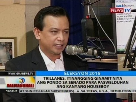 Trillanes, itinangging ginamit niya ang pondo sa senado para paswelduhan ang kanyang houseboy