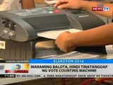 BT: Maraming balota, hindi tinatanggap ng vote counting machine
