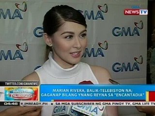 BP: Marian Rivera, balik-telebisyon na