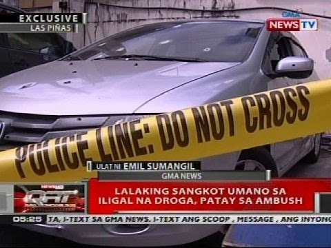 QRT: Lalaking sangkot umano sa iligal na droga, patay sa ambush