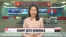Korea's Constitutional Court sets schedule for official impeachment trial