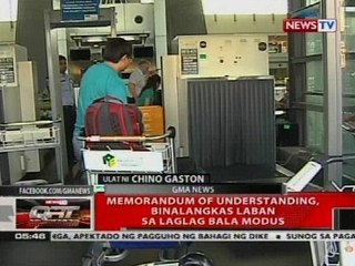 Memorandum of understanding, binalangkas laban sa laglag bala modus