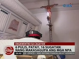 24 Oras: 6 pulis, patay, 16 sugatan nang makasagupa ang mga NPA