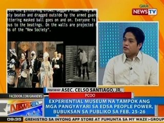 NTG: Experiential Museum na tampok ang mga pangyayari sa EDSA People Power, bubuksan sa Feb. 25-26