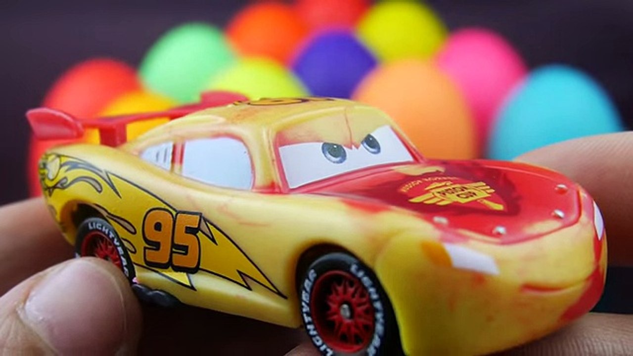 LEARN COLORS Play Doh Surprise Eggs Spongebob Squarepants Paw Patrol Robocar Poli Toys