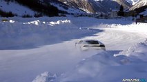 Lamborghini Huracán Doing Donuts and Drifting in the Snow! part4